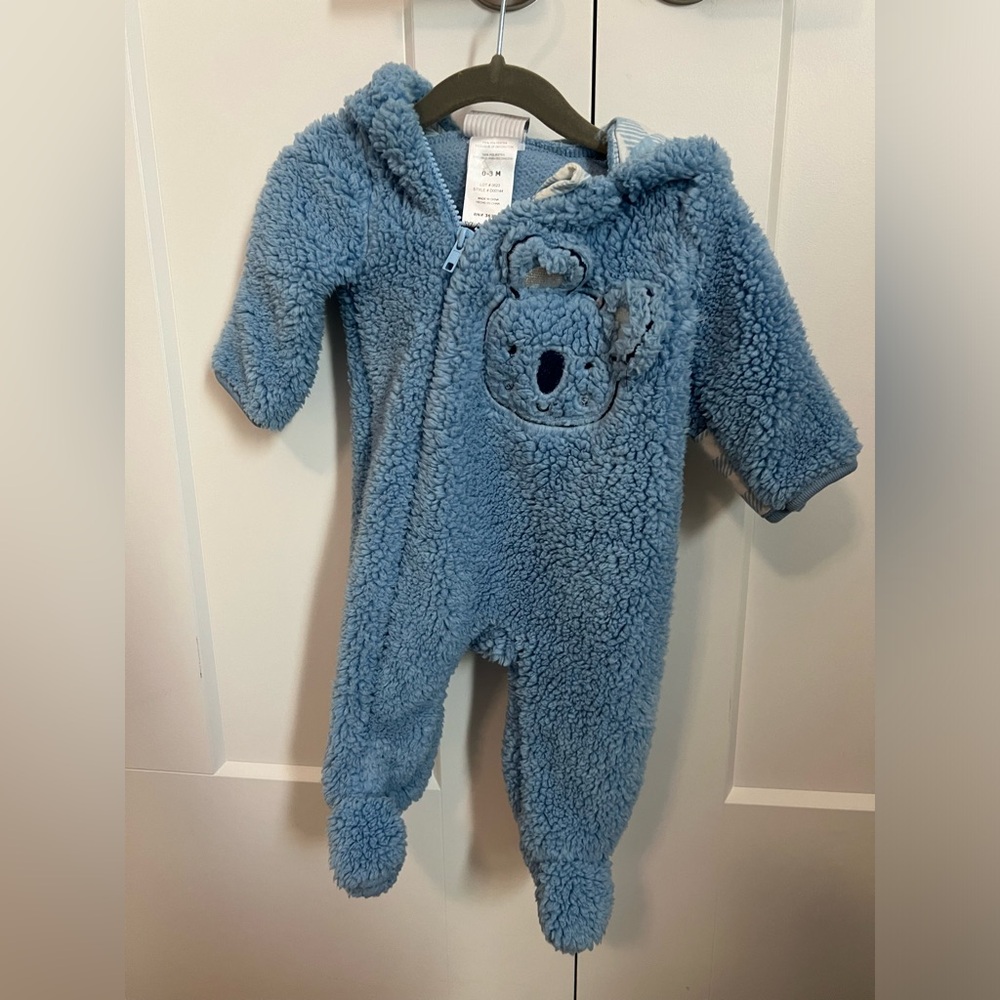 Blue fleece 0-3 for baby